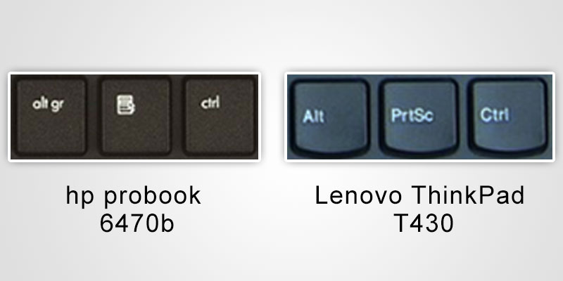Context Menu Keys - HP vs Lenovo